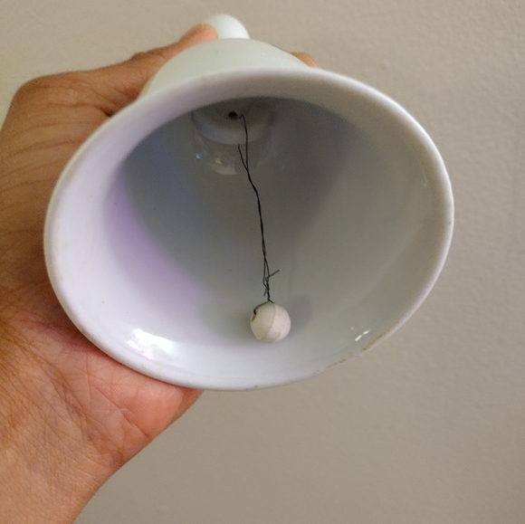 Mickey Mouse Porcelain Bell Reutter Glass Disney Vintage.5.5” - Picture 5 of 5